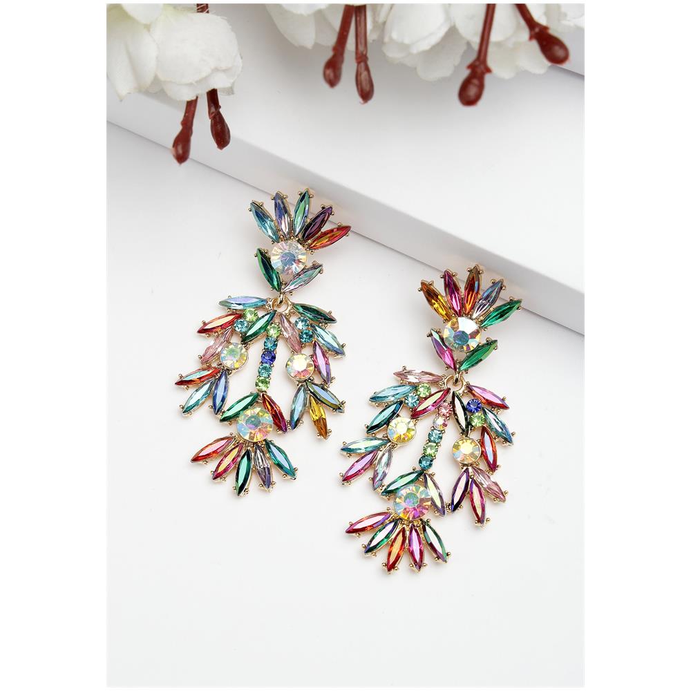 Orecchini a Piuma Floreali Eleganti Collezione Diva - Foto 2