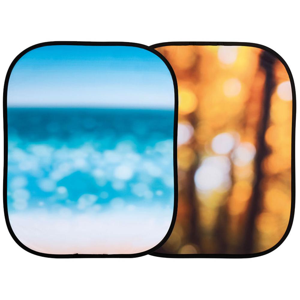 Fondale Out of Focus 1.2 x 1.5m Autumn Foliage / Seascape - Foto 1