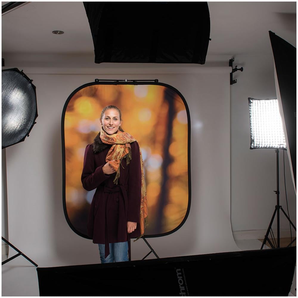 Fondale Out of Focus 1.2 x 1.5m Autumn Foliage / Seascape - Foto 6