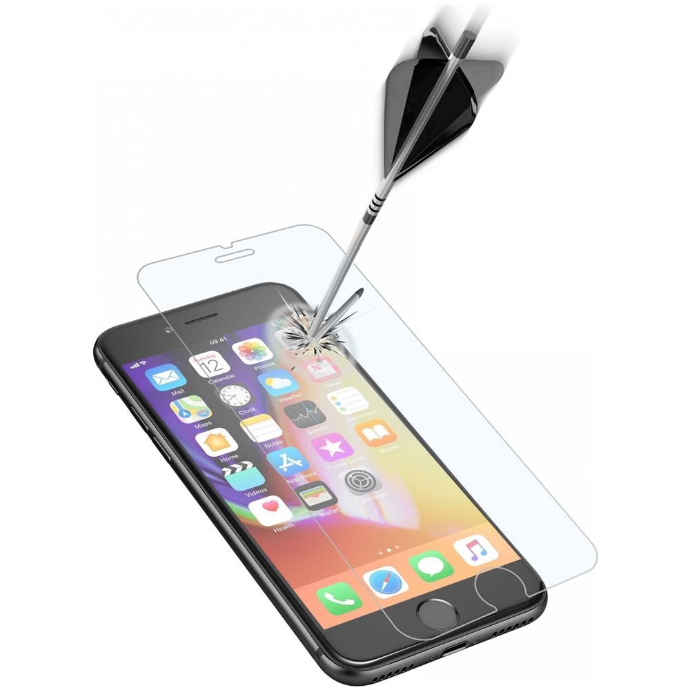 Pellicola Protettiva in Vetro Temperato Second Glass Ultra per iPhone SE2 / 8 / 7 / 6 Colore Trasparente 3 Pezzi - Foto 1