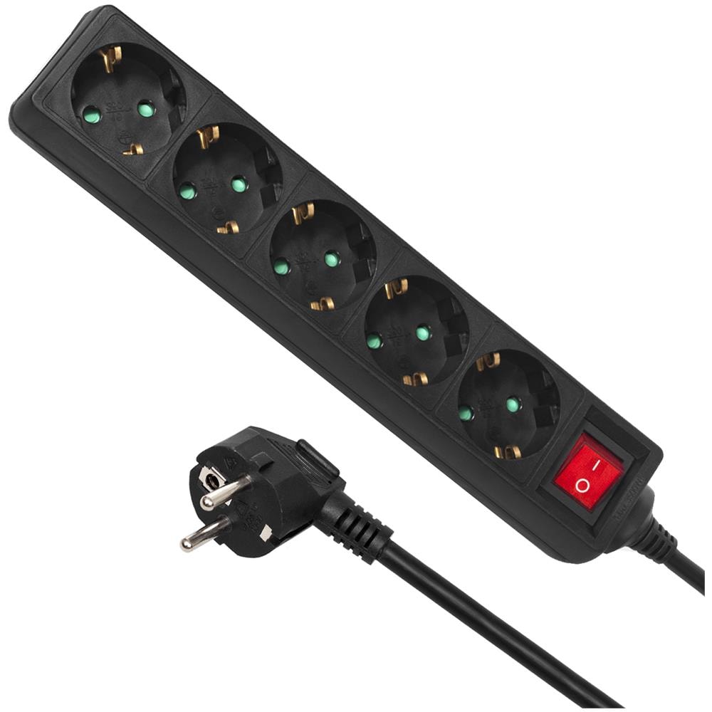 ciabatta Di Alta Qualità Per Collegare Fino A Cinque Dispositivi Elettrici - Foto 1