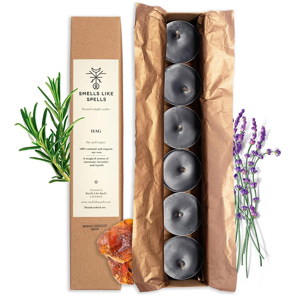Profumata Soywax Tealight Candele (lavanda, Rosmarino, Mira) Per La Protezione E La Pulizia - Foto 2