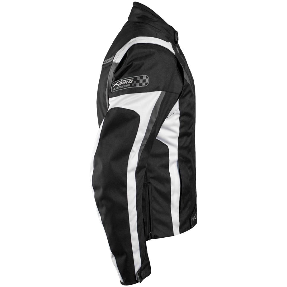 Giacca Lady Donna Tessuto Cordura Moto Protezione Manica Staccabile Bianco M - Foto 5