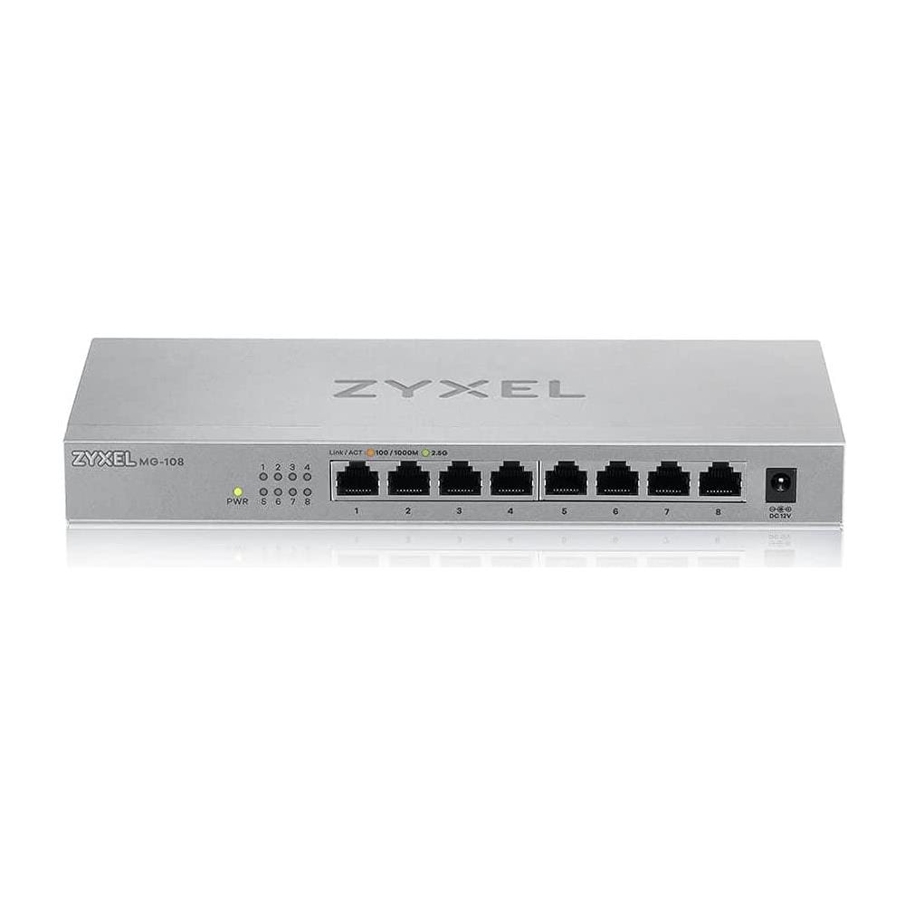 MG-108 Switch di Rete Non Gestito 8 Porte 2.5G Ethernet (100/1000/2500)  - Foto 1