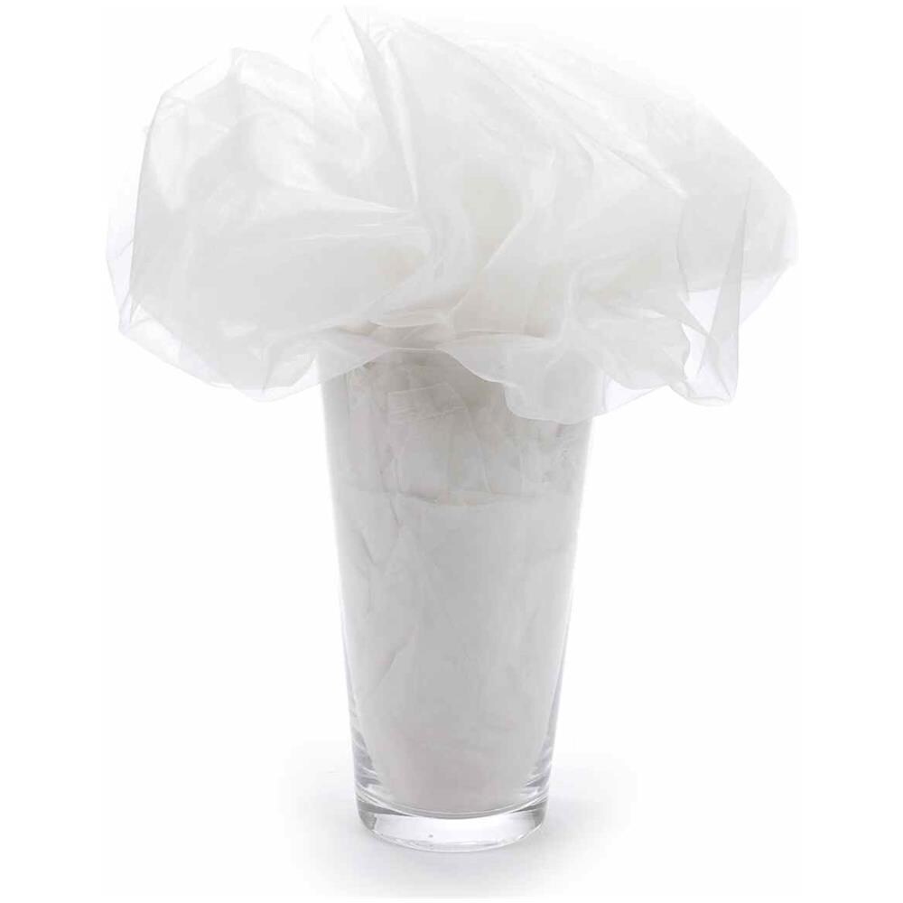 Telo In Organza Decorativo 3 X 1,45 Metri Color Bianco - Foto 1