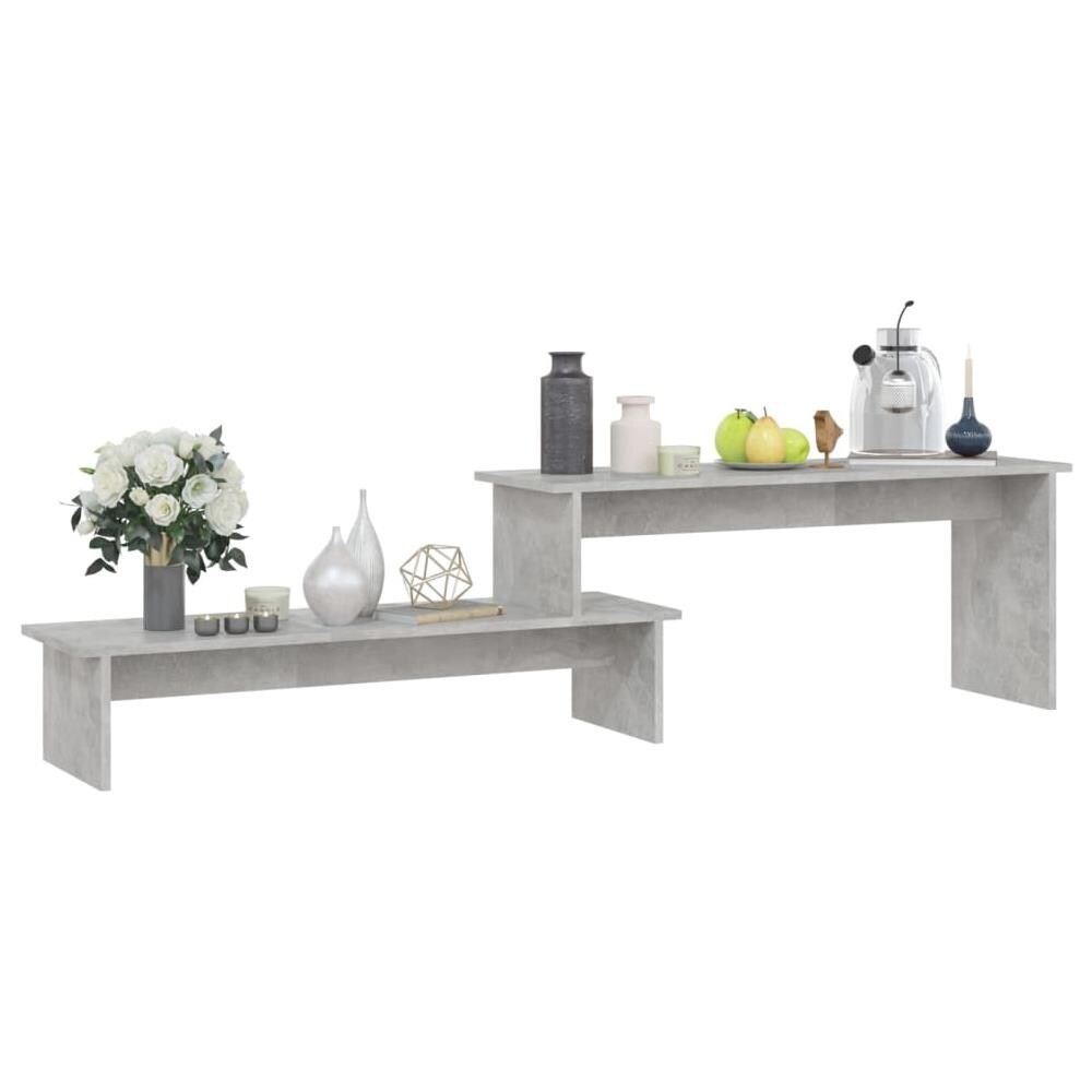 Mobile Porta TV Grigio Cemento 180x30x43cm in Legno Multistrato - Foto 2