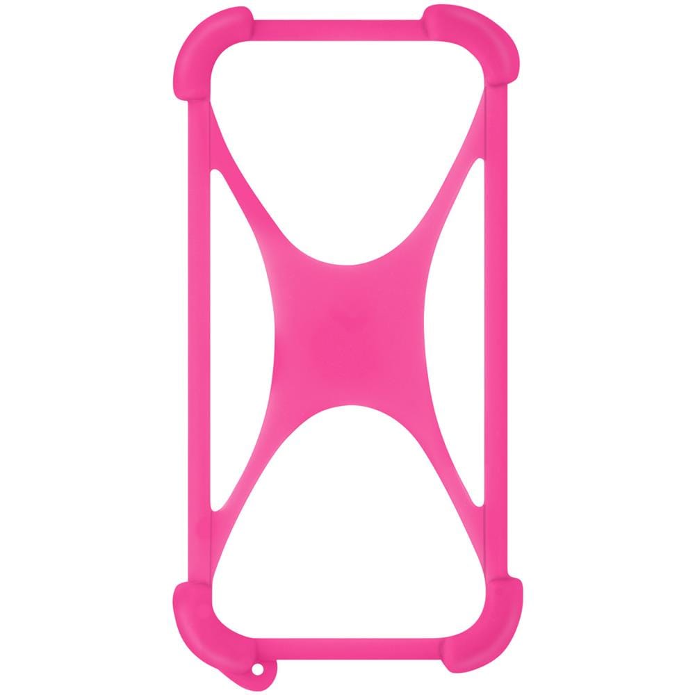Cover Smartphone Fino A 6,7 Pollici Universale Gel Di Silicone Espandibile Rosa - Foto 1
