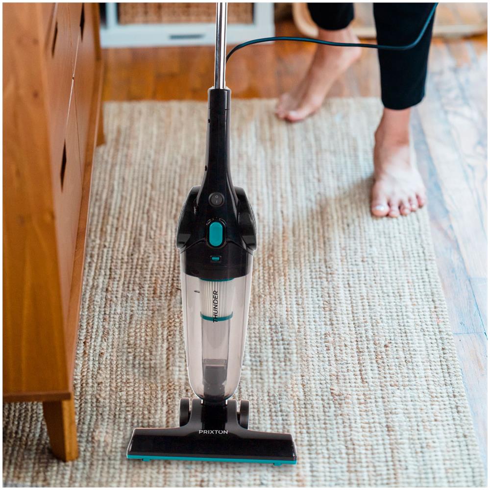 Aspirapolvere 2 in 1 Thunder con Filo Potenza 600 Watt Senza Sacco Capacità 500 ml Filtro HEPA Accessori Inclusi - Foto 2