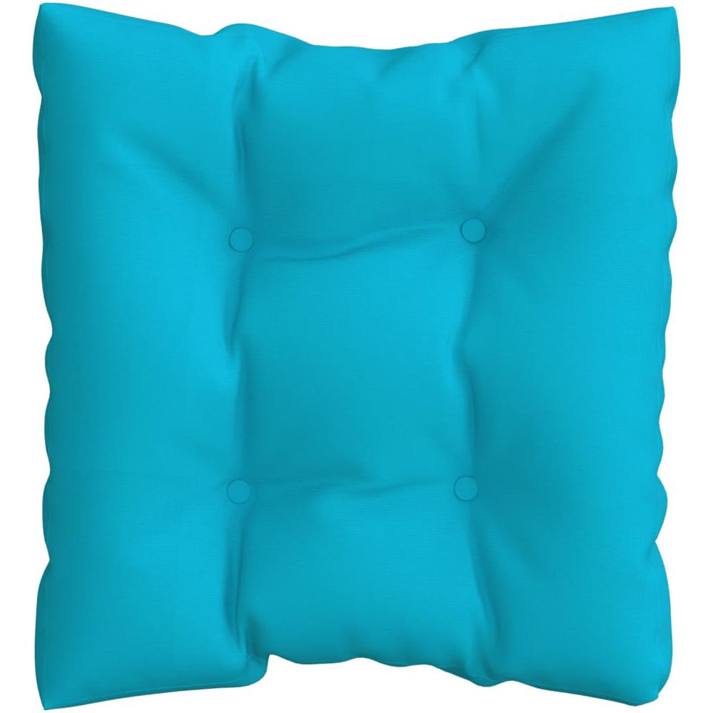 Cuscino Per Divano Pallet Turchese 60x60x12 Cm Tessuto - Foto 2