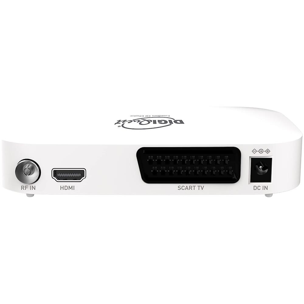 Ricevitore Digitale Terrestre DVB-T2 HEVC Main 10 (10bit) Risoluzione Video Fino a 1080p (Full HD) Colore Bianco - Foto 2