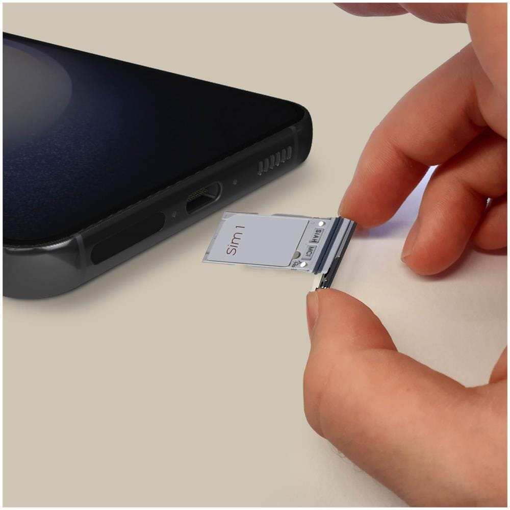 Carrellino Scheda Sim Per Samsung S23 E S23 Plus Compatibile Phantom Black - Foto 2