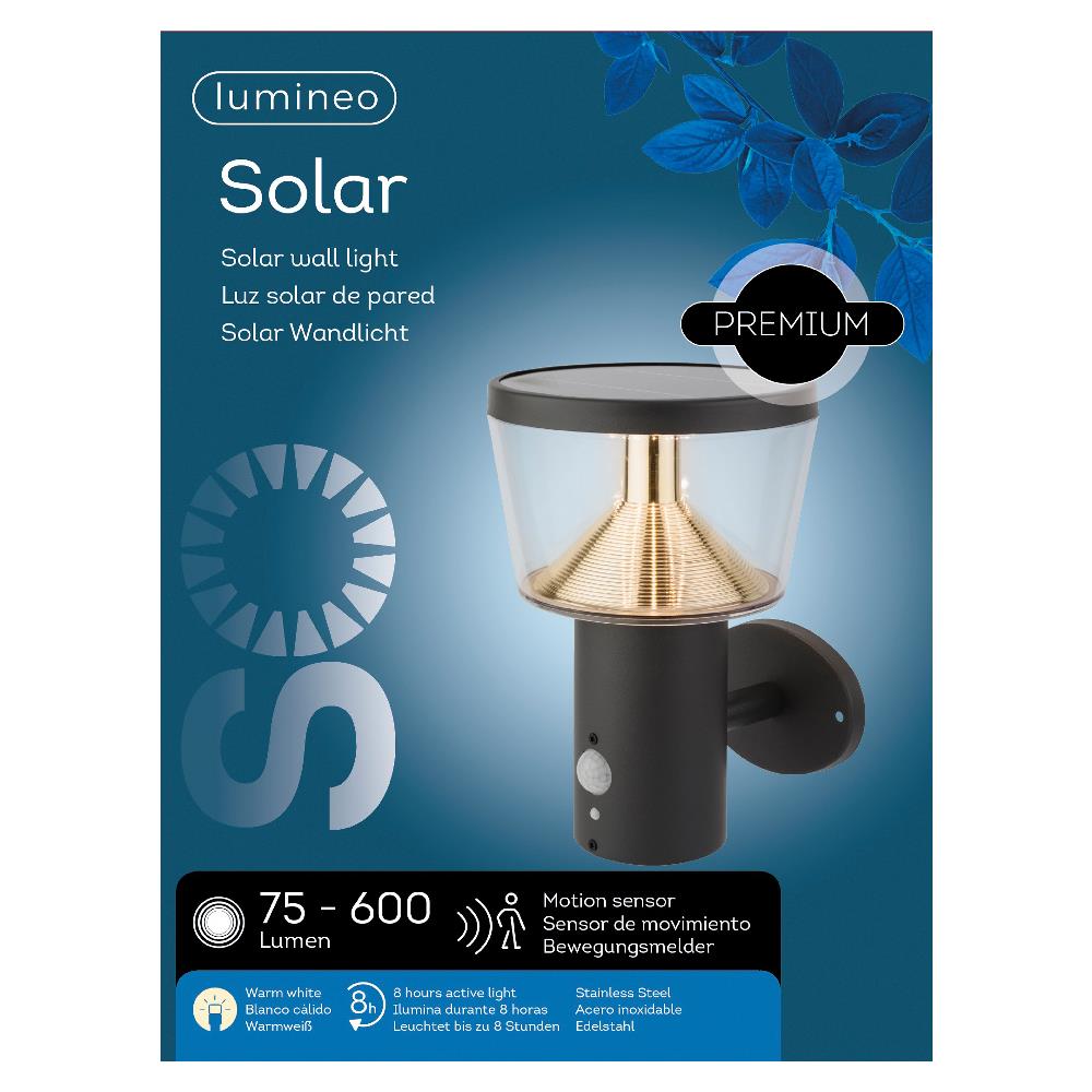 Lampada Solare Da Parete In Acciaio Inox - Foto 2