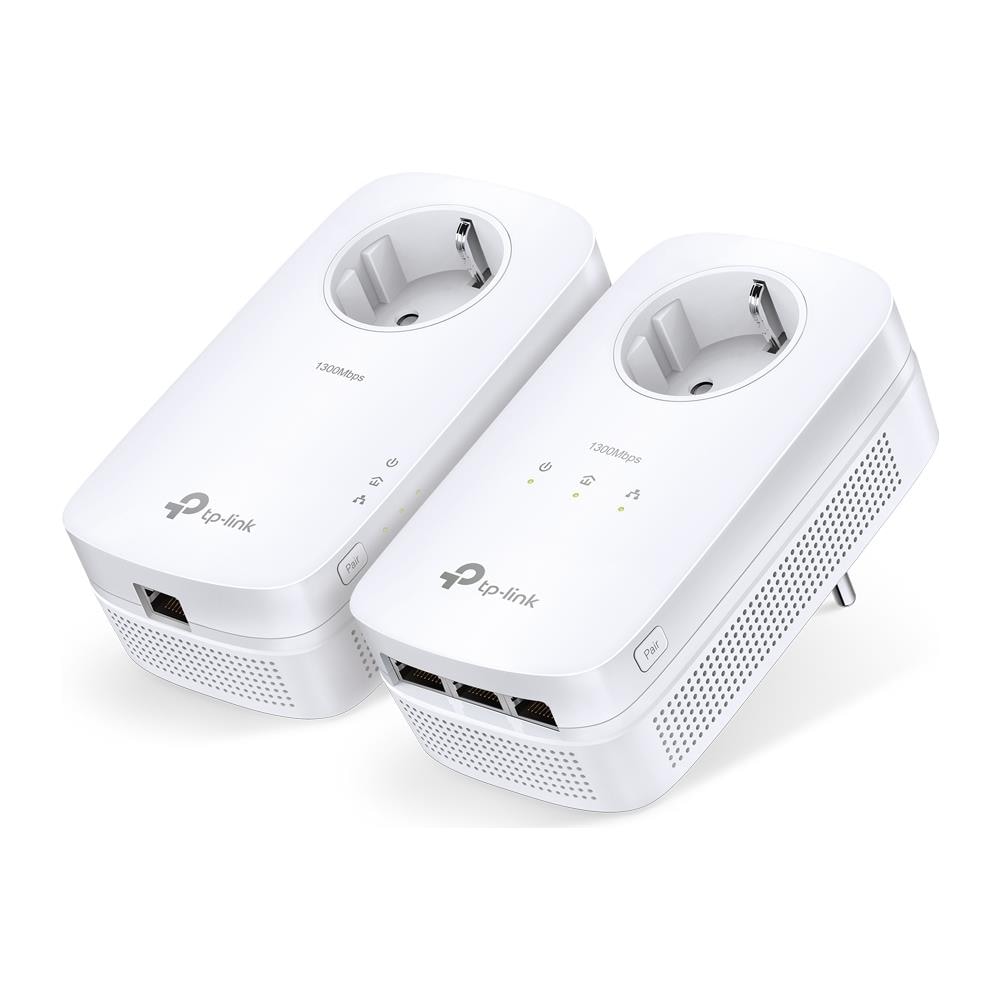 TL-PA8033P KIT adattatore di rete PowerLine 1300 Mbit /s Collegamento ethernet LAN Bianco 2 pz - Foto 1