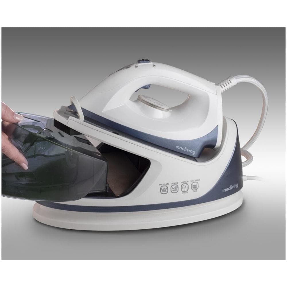 Ferro da Stiro con Caldaia Continua Potenza 2000 Watt Colore Bianco /Viola - Foto 3