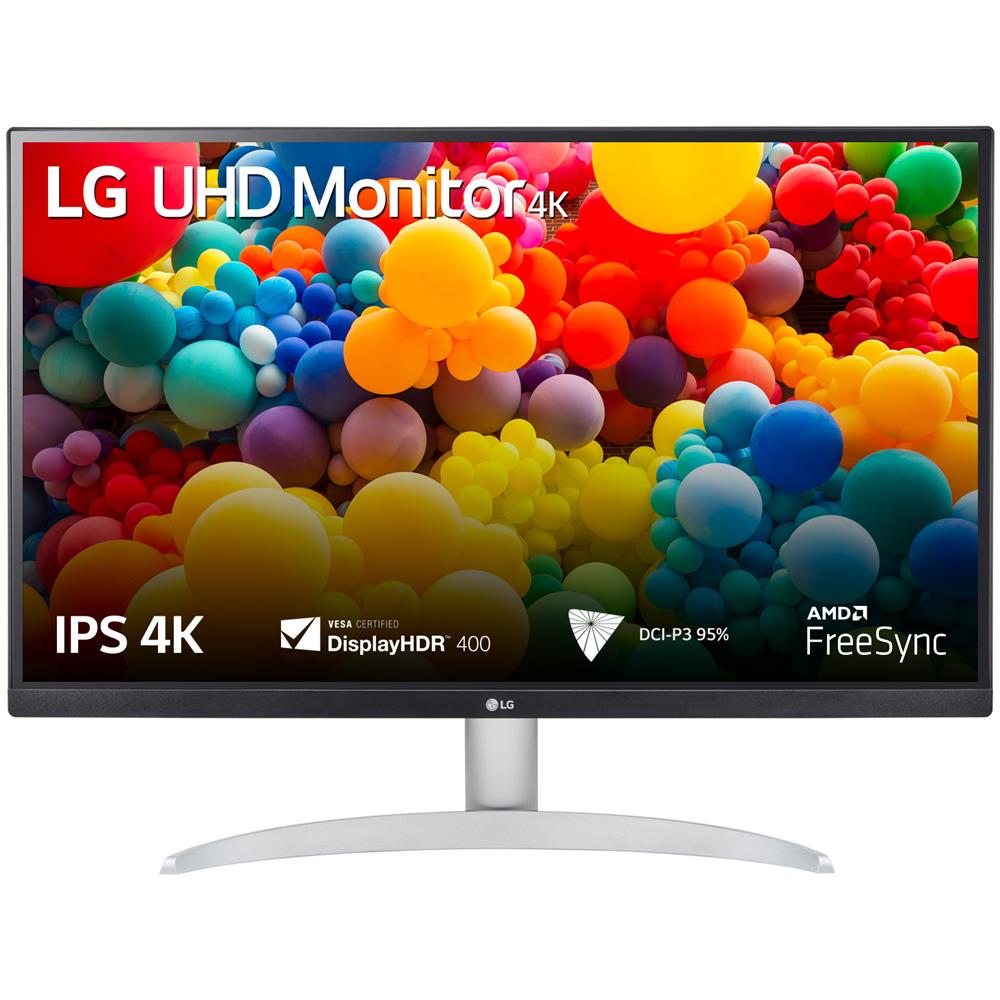 27UP600P-W.AEU LED display 68,6 cm (27") 3840 x 2160 Pixel 4K Ultra HD Nero - Foto 1