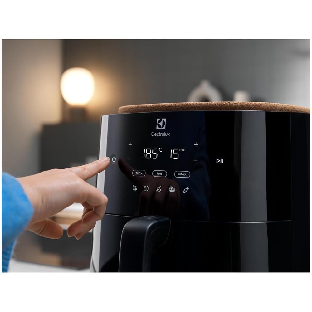 Friggitrice ad Aria EAF5B Capacità 5 Litri 1500 Watt Colore Acciaio inossidabile / Nero - Foto 9