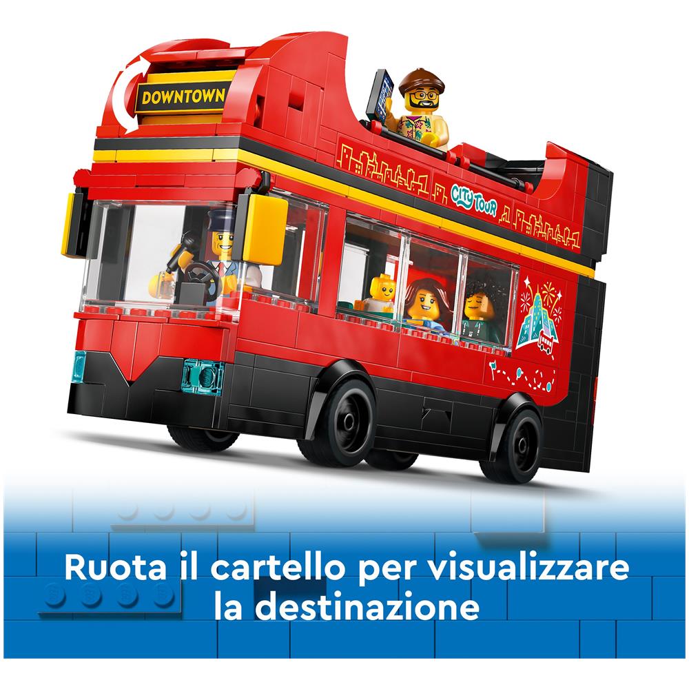 60407 Autobus Turistico a due Piani Rosso - Foto 10