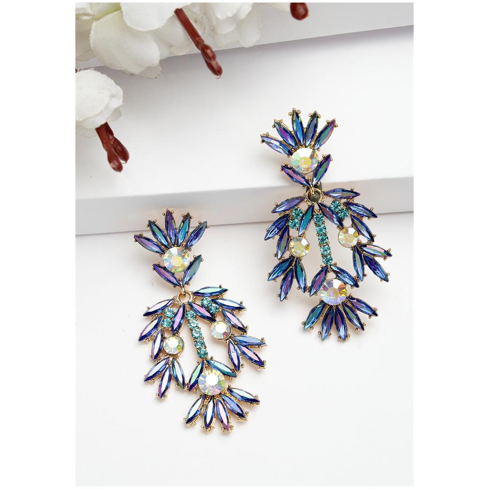 Orecchini a Piuma Floreali Eleganti Collezione Diva - Foto 2
