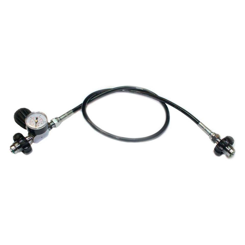 Frusta Di Travaso Metalsub Air Equalizer Din 200/300 With Manometer Bombole 1 M - Foto 1