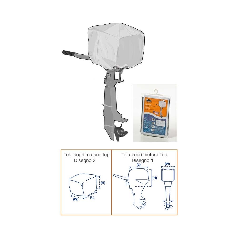 Telo Copri Testa Motore Barca ""covy Line"" Xl (115-225hp) 75 45 75 - Foto 1