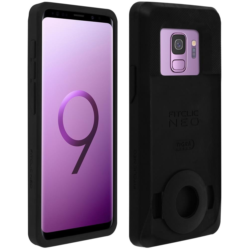 Cover Samsung Galaxy S8/9 Semi-rigida Magnetico / meccanico Fitclic Neo Tigra Nero - Foto 1