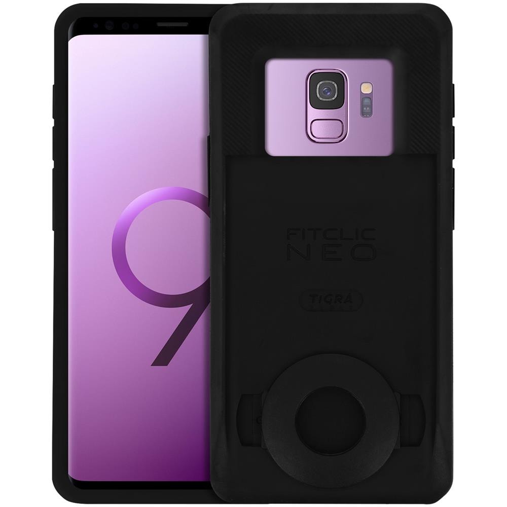 Cover Samsung Galaxy S8/9 Semi-rigida Magnetico / meccanico Fitclic Neo Tigra Nero - Foto 3