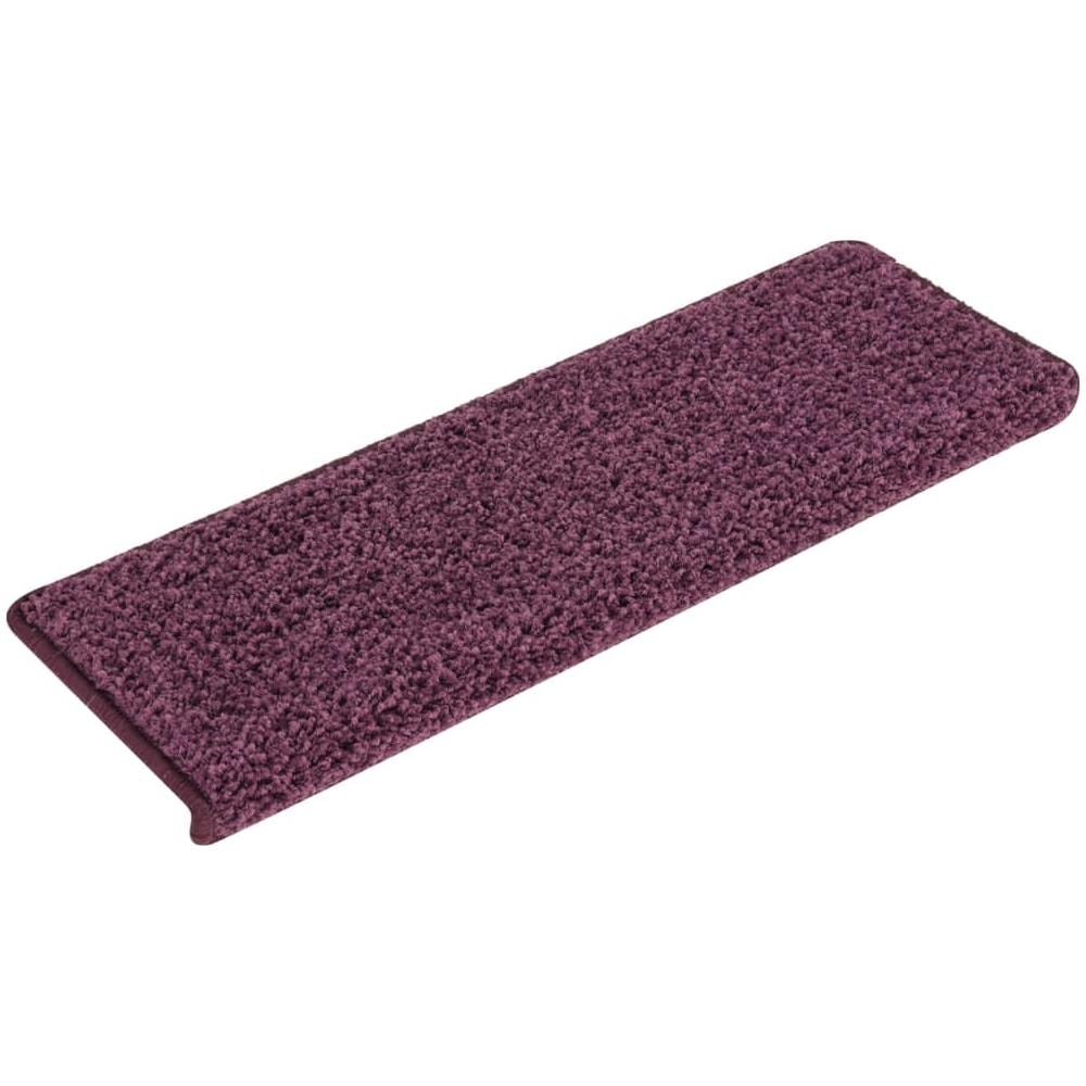 Tappetini Per Scale 15 Pz 65x25 Cm Viola Scuro - Foto 2