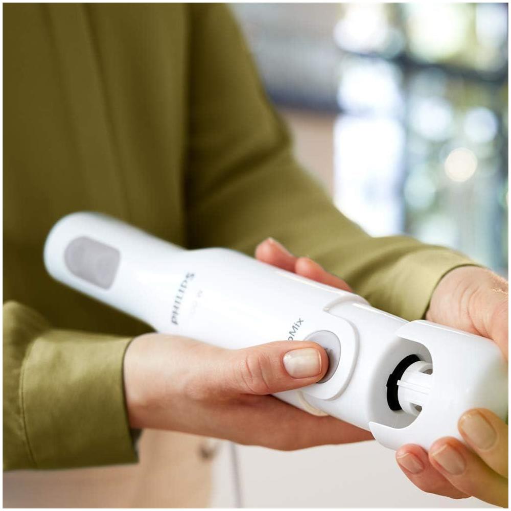 Frullatore ad Immersione Promix con Recipiente da 0.5 L Potenza 650 Watt Colore Bianco - Foto 6