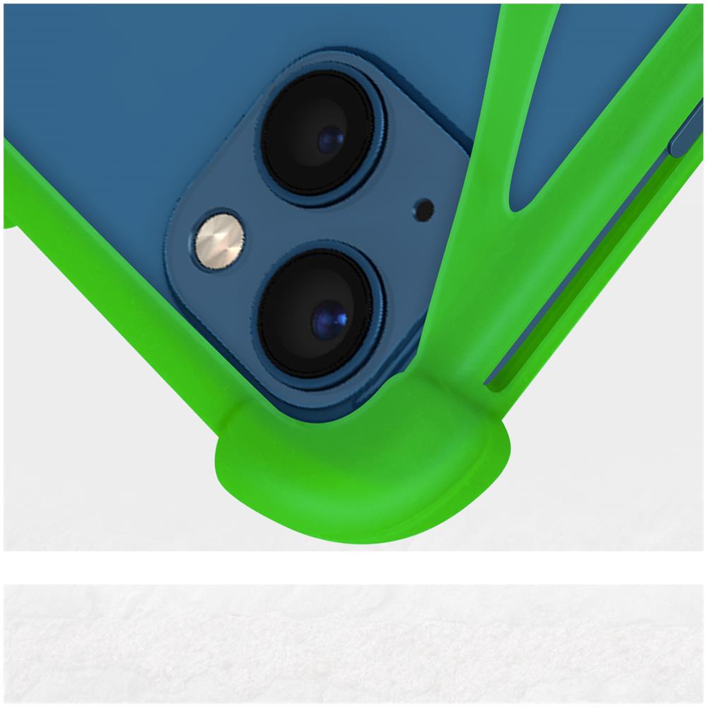 Cover Smartphone Fino A 6,7 Pollici Universale Gel Di Silicone Espandibile Verde - Foto 2