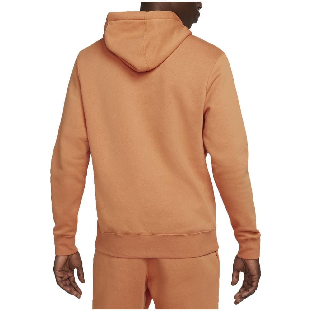 Felpa Con Cappuccio Da Uomo Club Fleece Arancione Taglia L Cod Bv2654-808 - Foto 2