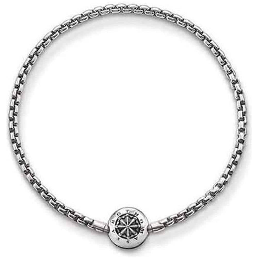 Karma Beads, Unisex, Bracciale, Argento Sterling 925 Niellato (2)  - Foto 1