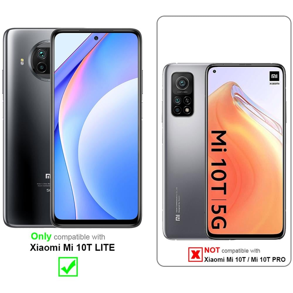 3x Pellicola Armatura A Schermo Intero Compatibile Con Xiaomi Mi 10t Lite In Trasparente Con Nero - 3x Vetro Temperato (tempered) Di Protezione Del Display In Durezza 9h Con 3d Touch - Foto 2