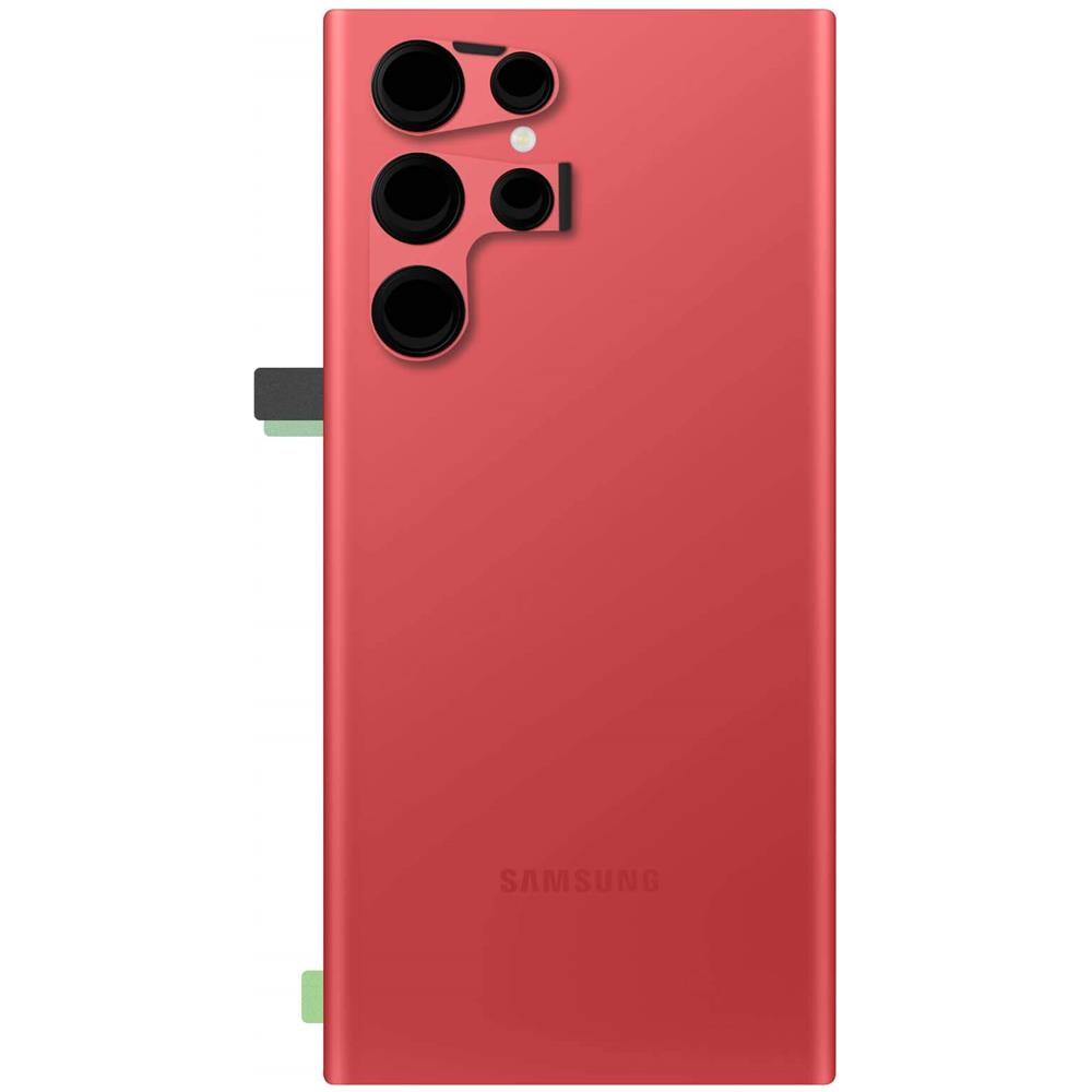 Coperchio Della Batteria Galaxy S22 Ultra Service Pack, Rosso - Foto 1