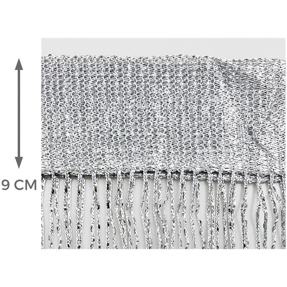 Tenda Antimosca Antirumore Caduta Pannello Porta Finestra Casa Multistring Silver 100x200 Grigio - Foto 5