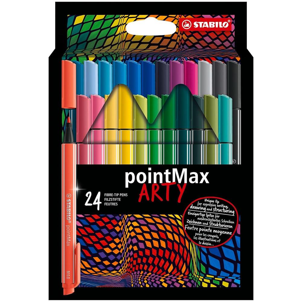 pointMax - Fineliner Premium - ARTY - Astuccio da 24 - Colori assortiti - Foto 1