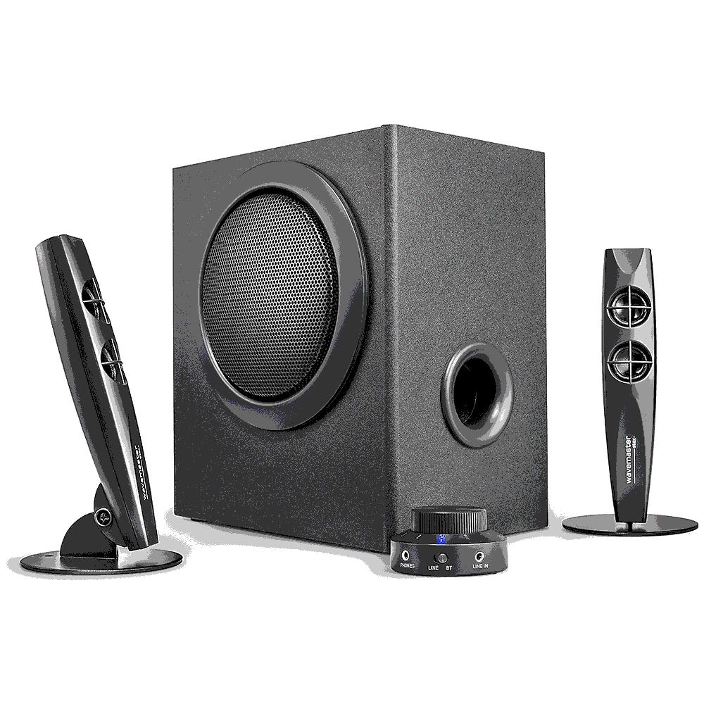 Stax BT Sistema di Altoparlanti 2.1 Canali Potenza 46 Watt Cablato / Bluetooth Colore Nero - Foto 1