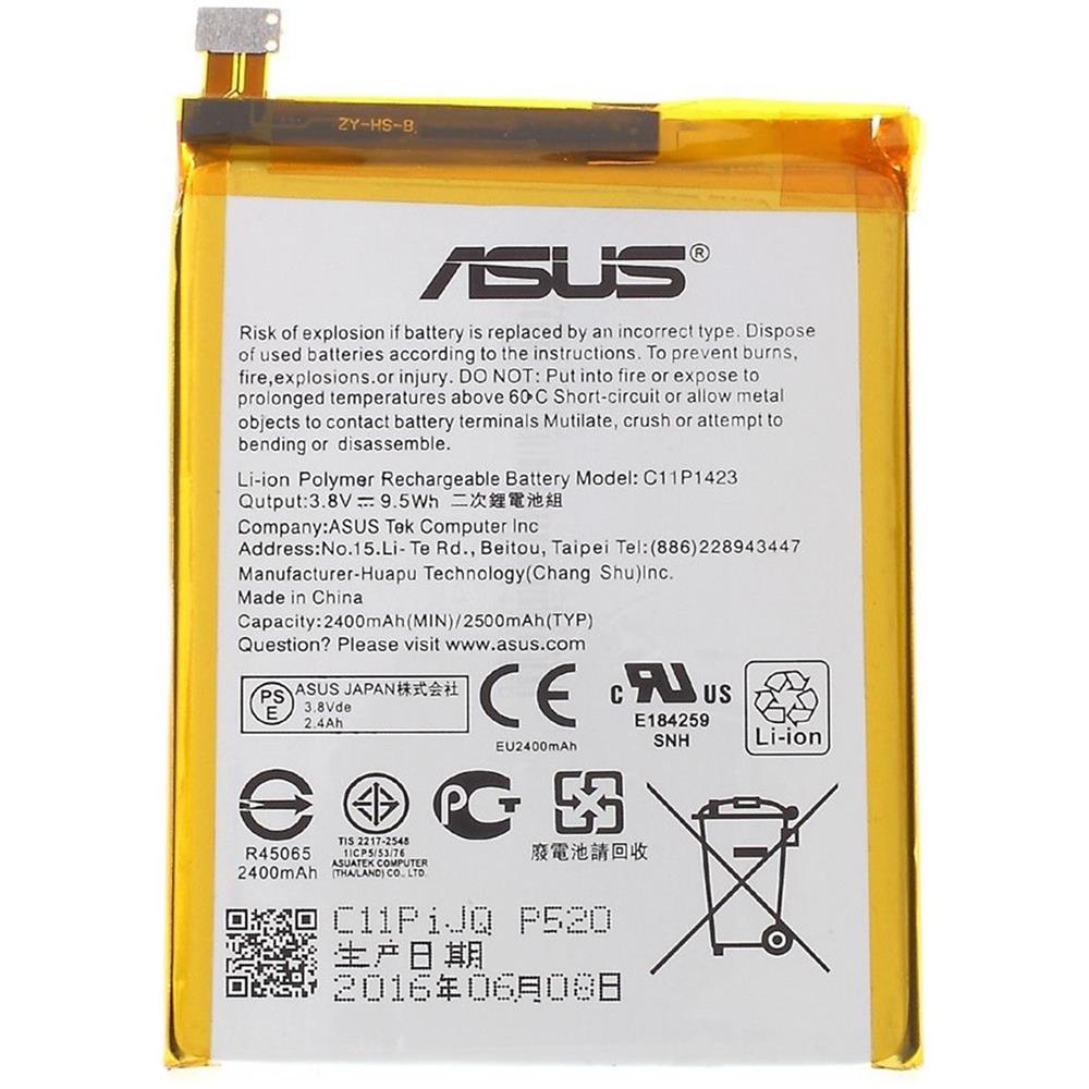 Batteria Originale Asus C11p1423 2500mah Per Zenfone 2 Ze500cl - Foto 6