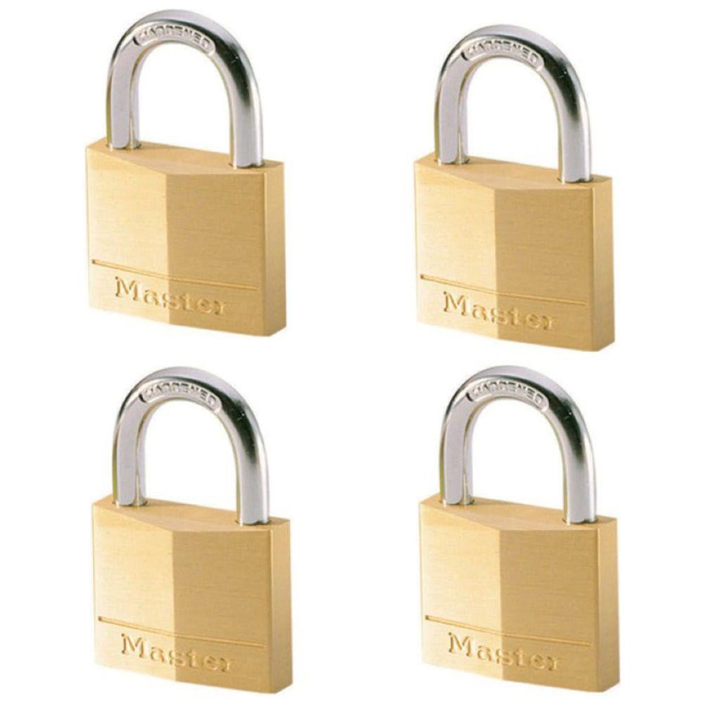 4 Pz Lucchetti In Ottone Massiccio 40 Mm 140eurqnop - Foto 2