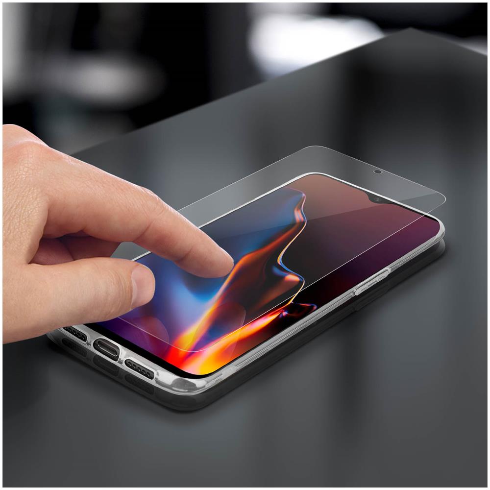 Cover + Pellicola Vetro Temperato Trasparente Oneplus 6t - Foto 6