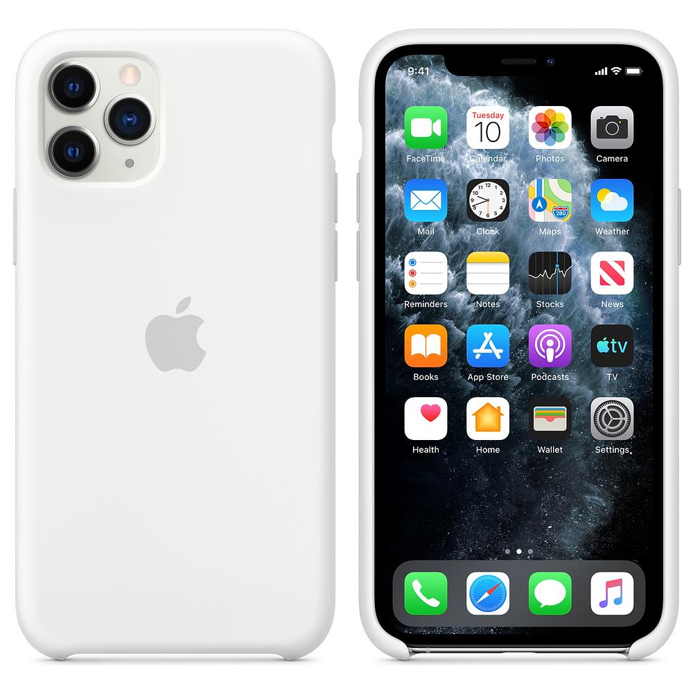 Custodia Apple In Silicone Per Iphone 11 Pro - Bianco - Foto 7