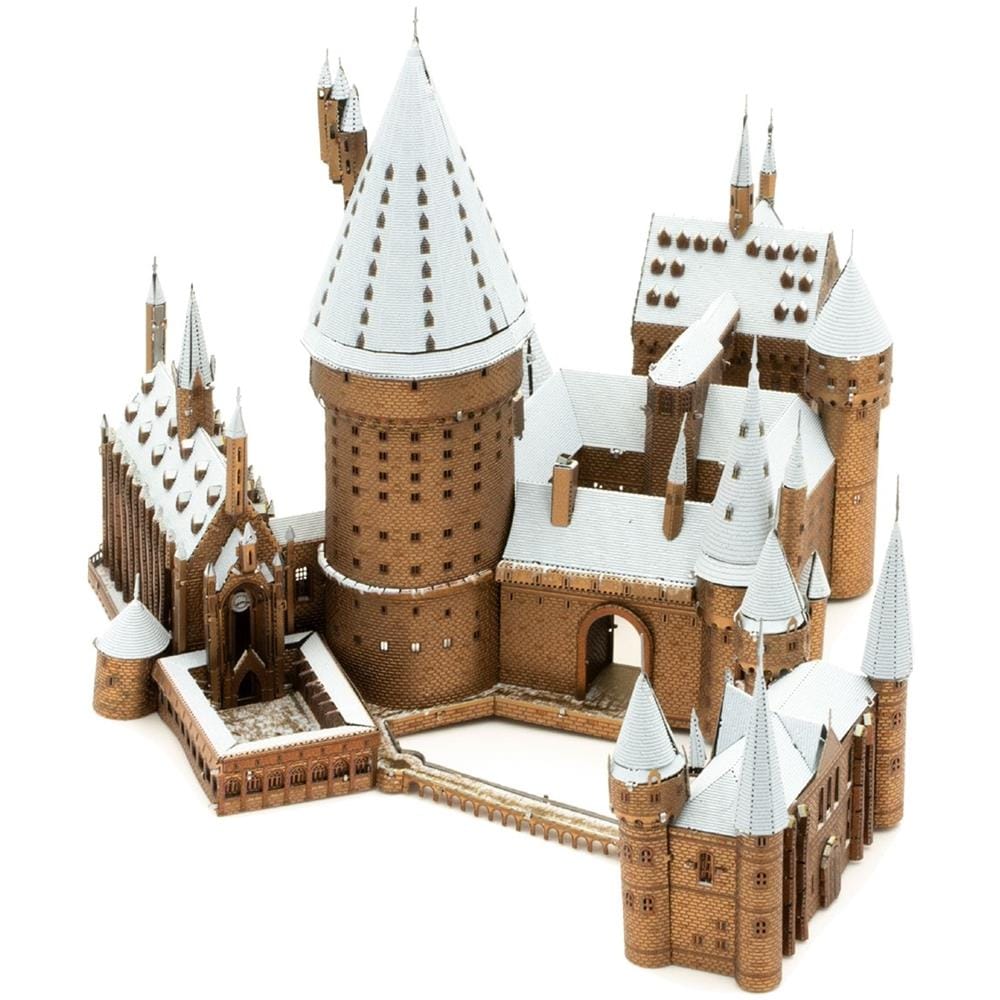 Fascinations Metal Earth Hogwarts In Snow Puzzle In Metallo 3d - Foto 1