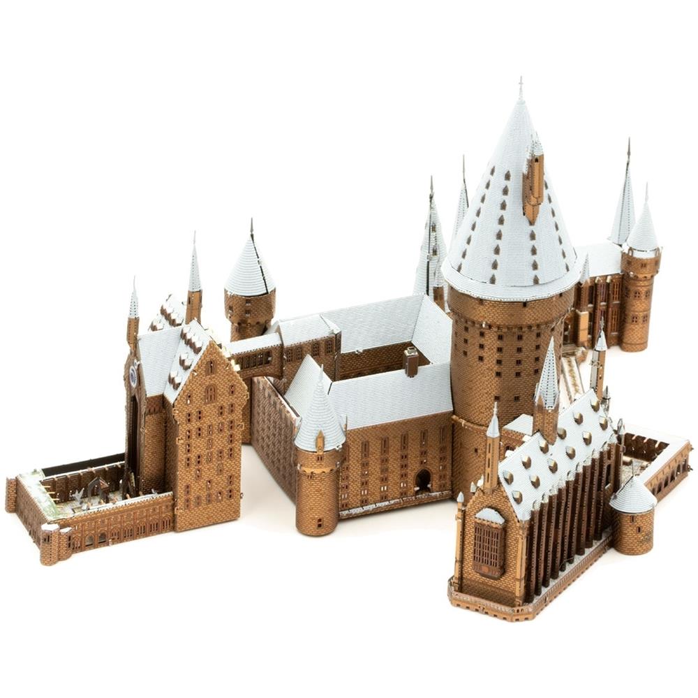 Fascinations Metal Earth Hogwarts In Snow Puzzle In Metallo 3d - Foto 5