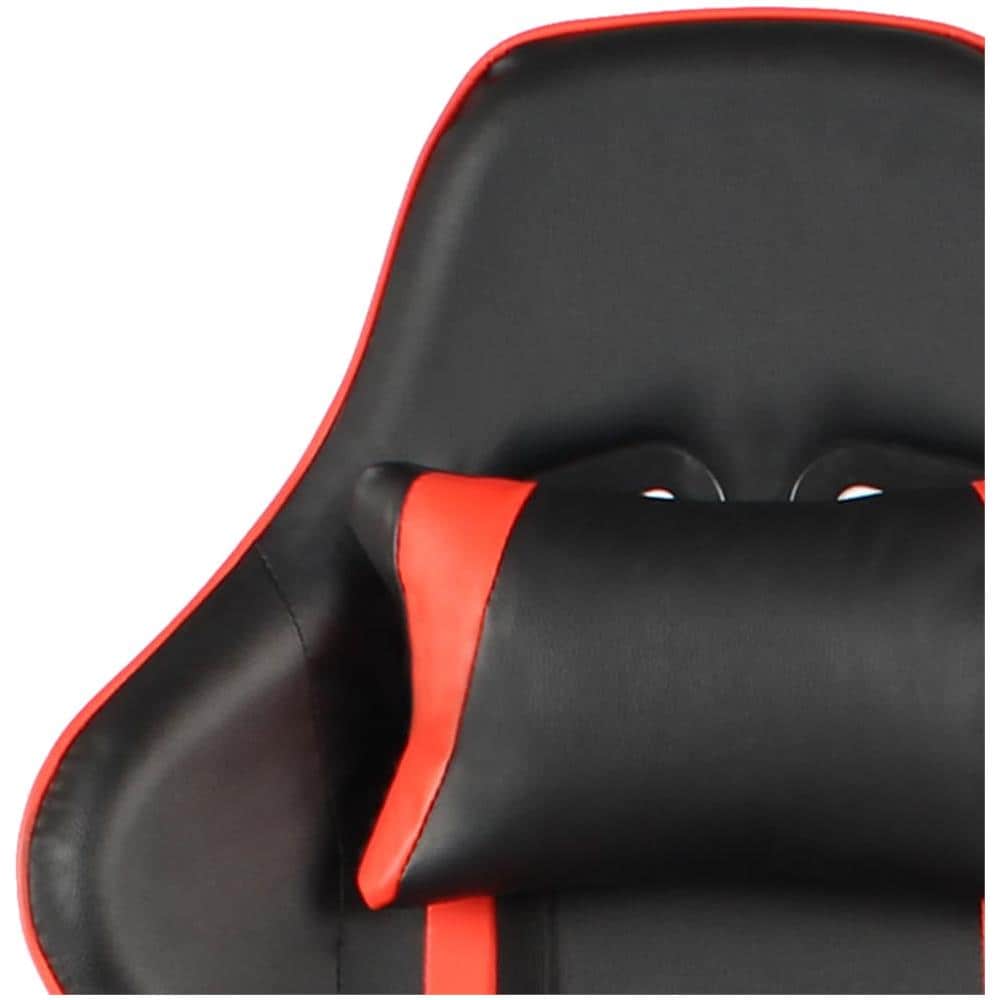 Sedia da Gaming Girevole Rossa in PVC - Foto 8