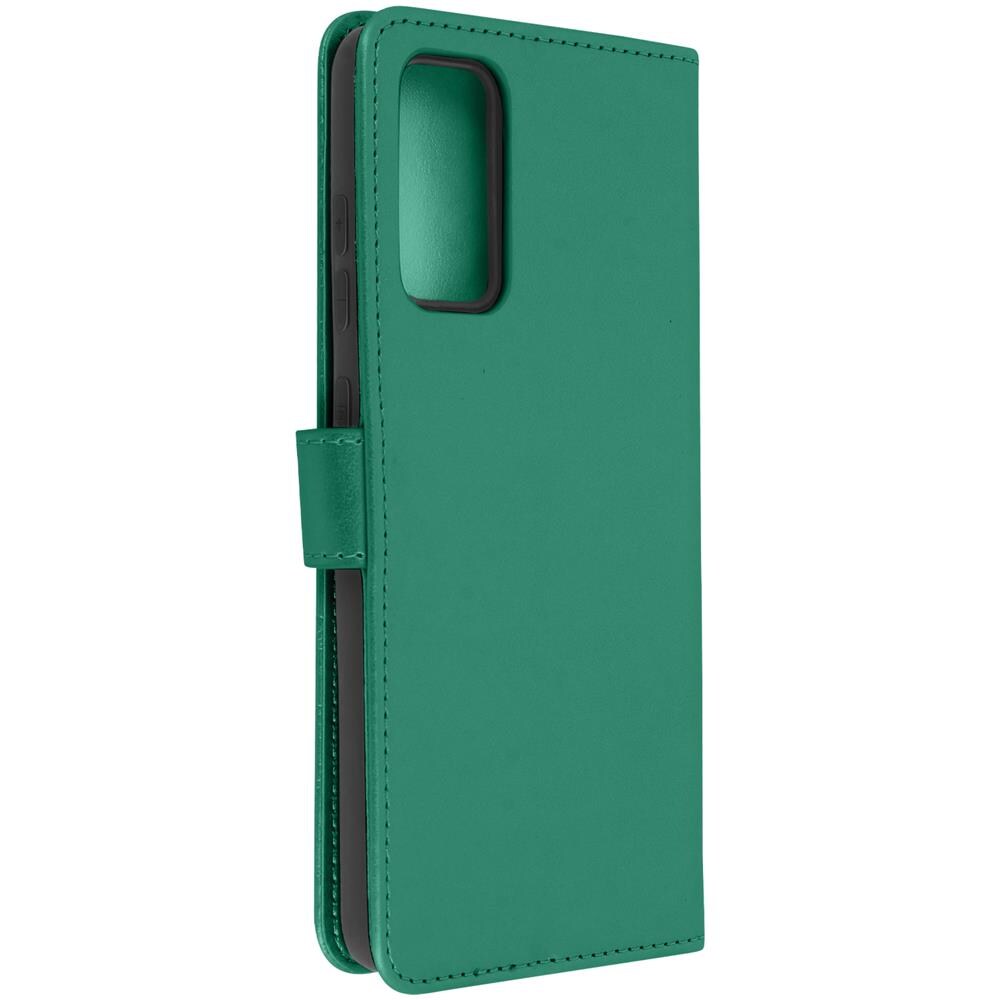 Custodia Portafoglio Samsung Galaxy S20 Fe, Supporto Video Mandala A Fiori Verde - Foto 5