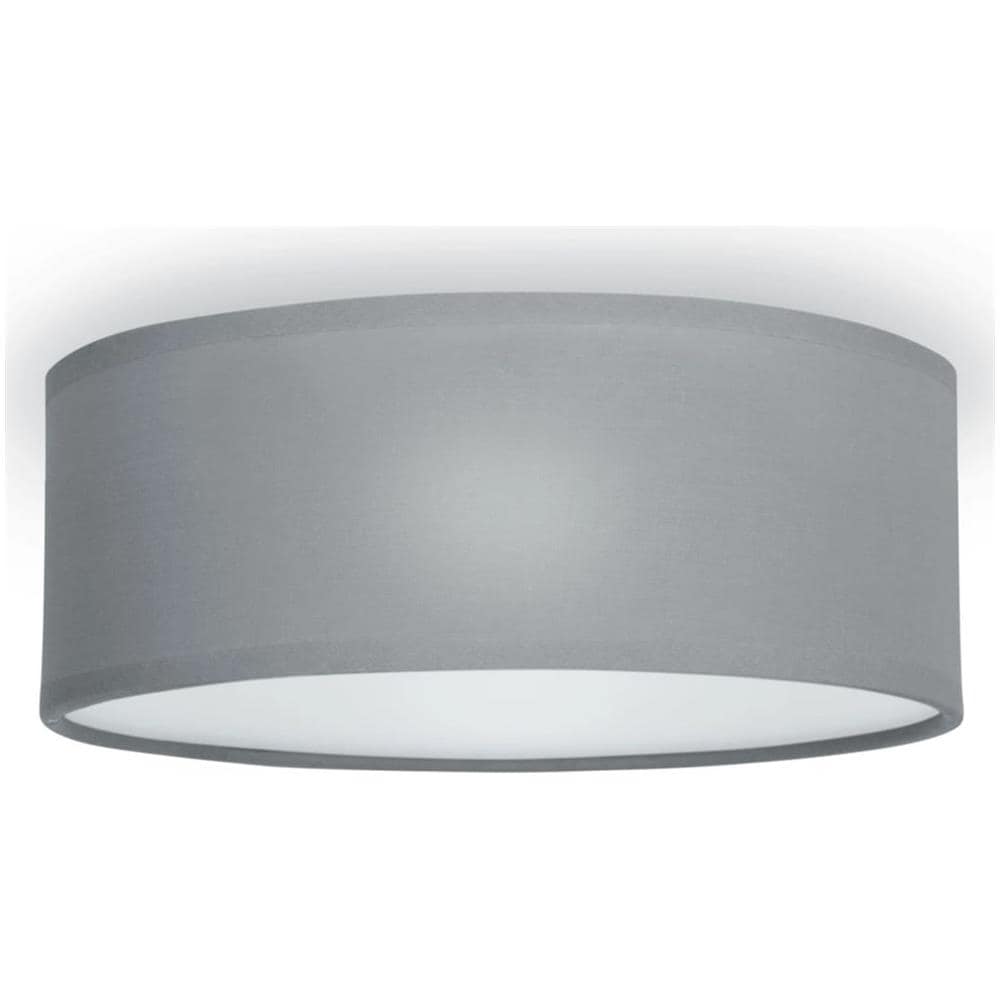 Lampada da Soffitto 30x30x10 cm Grigia - Foto 1