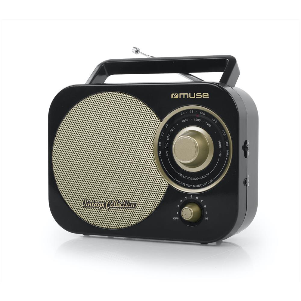 M-055 RB Portatile Analogico Nero, Oro radio - Foto 1