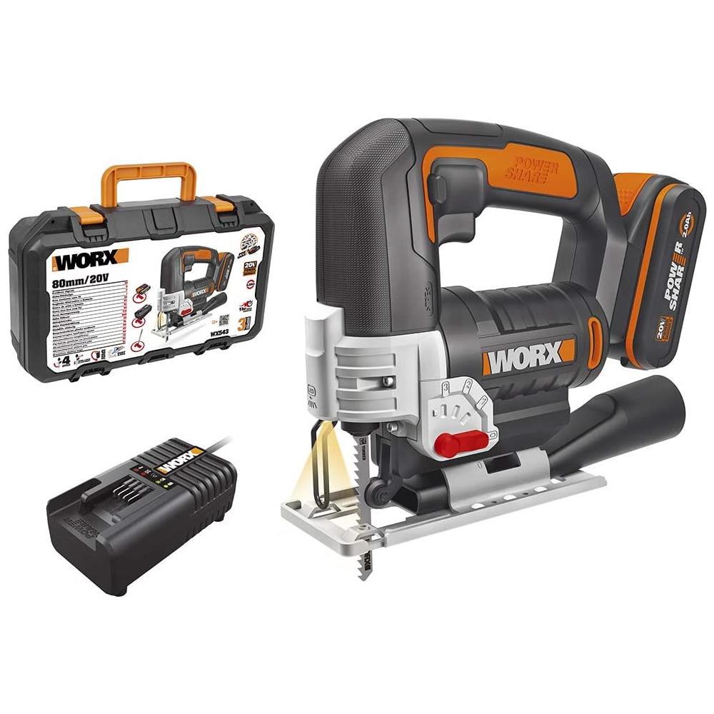 Wx543-seghetto Alternativo 20 V 2 Ah Nero - Foto 1