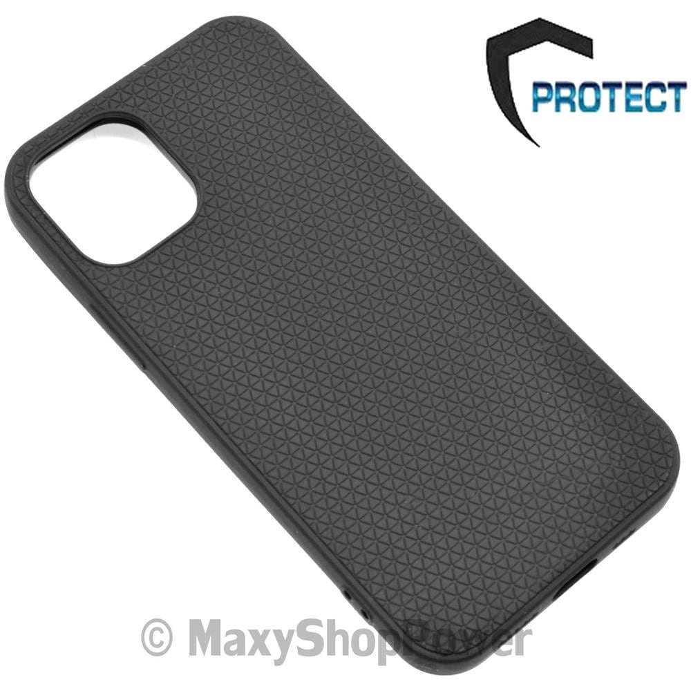 Custodia Tpu Silicone Liquid Air Cover Case Per Apple Iphone 12 - 12 Pro Black - Foto 1
