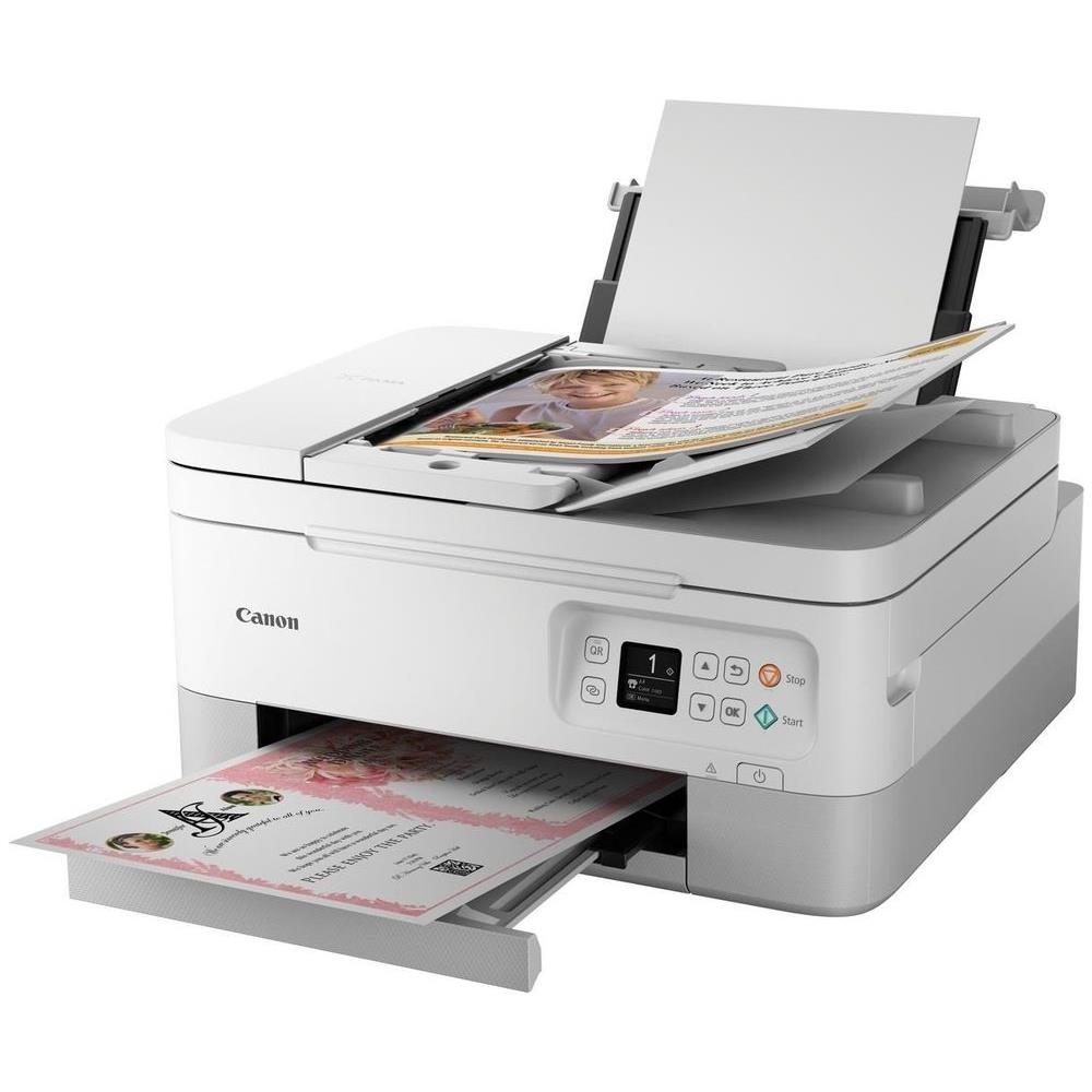 Stampante Multifunzione Pixma TS7451a Inkjet a Colori Stampa Copia Scansione A4 13 ipm (B / N) 6,8 ipm (a Colori) Wi-Fi / USB - Foto 2