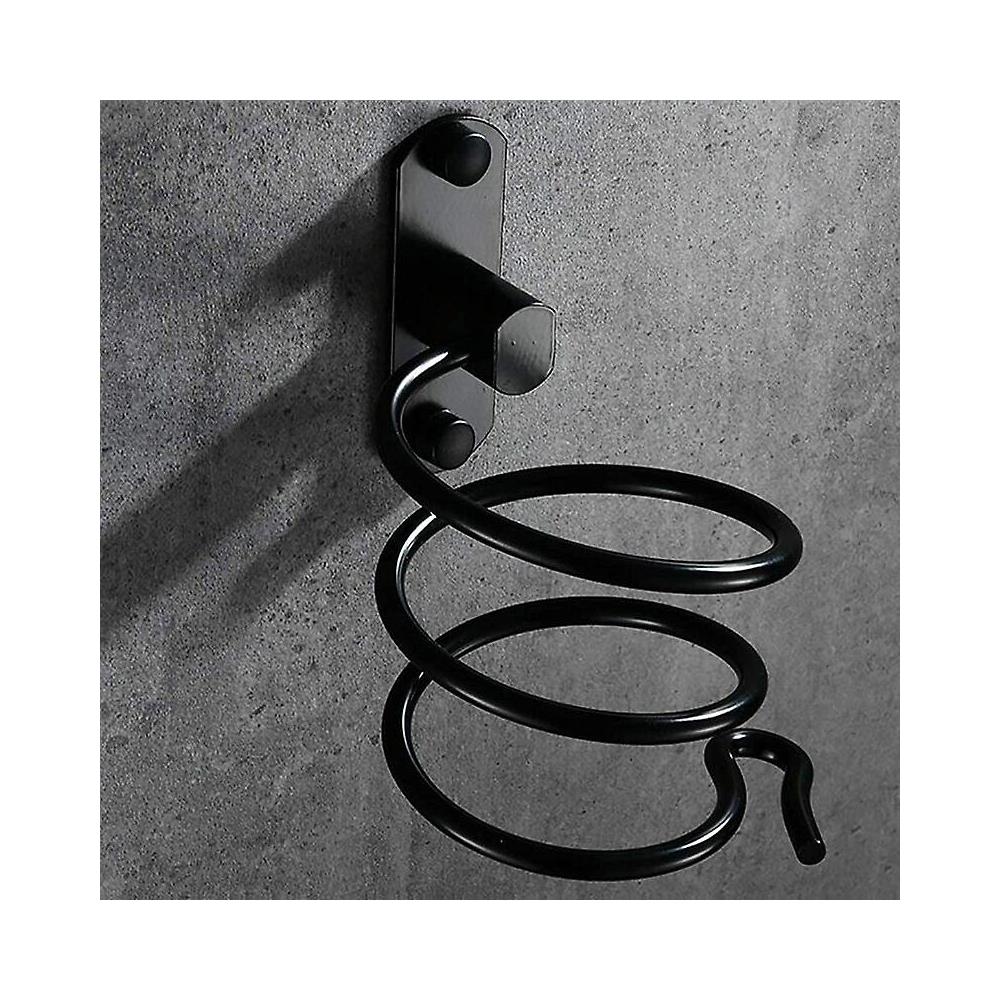 HTN Porta Dell'asciugatrice Per Capelli Supporto Per Asciugatrice A Parete Supporto Per Asciugacapelli Con Supporto Per Spina Per Hotel Bagno Toilette Barbiere IV10623